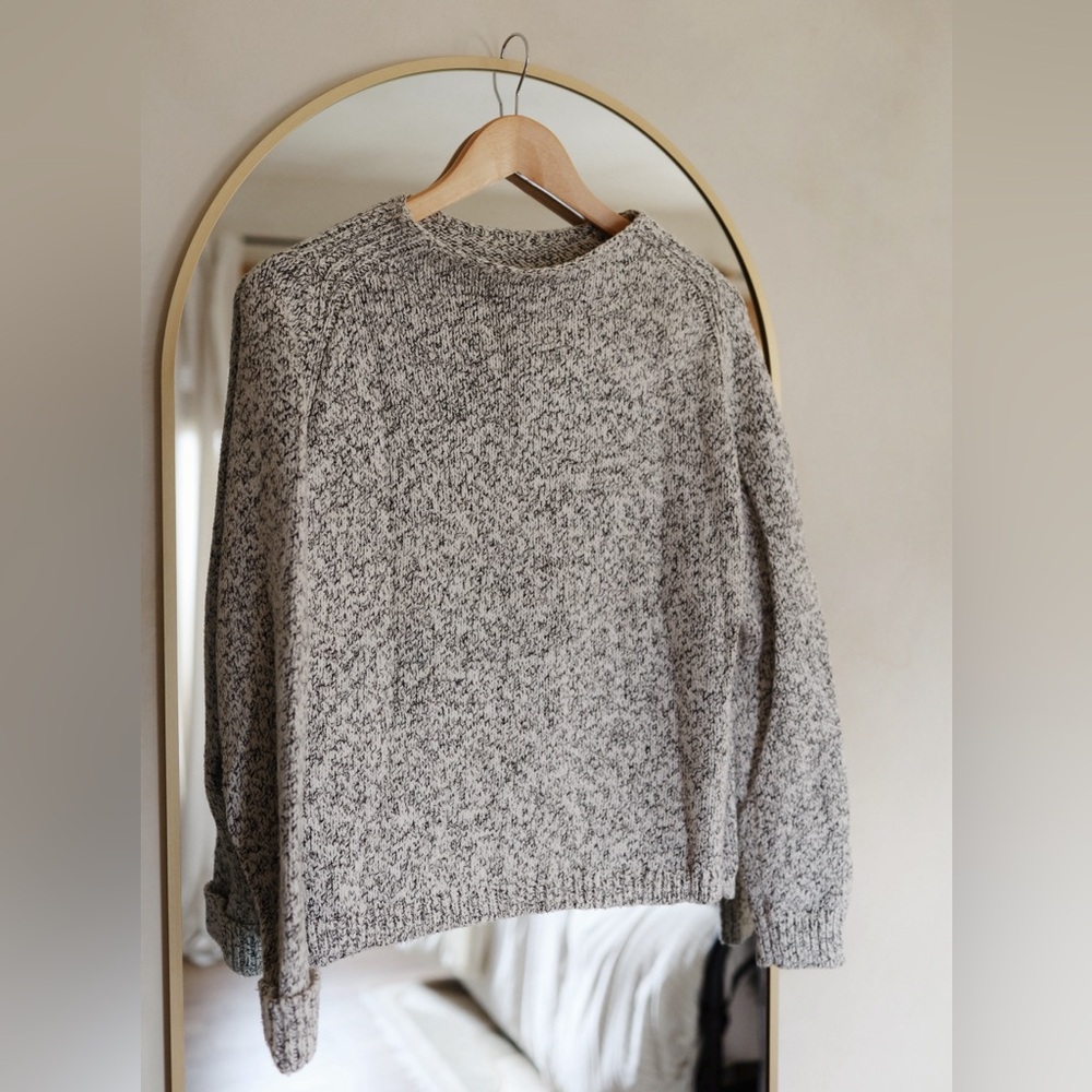 Roots Black and White Knit Sweater